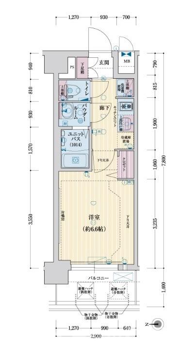ファステート京都西院パールの間取り