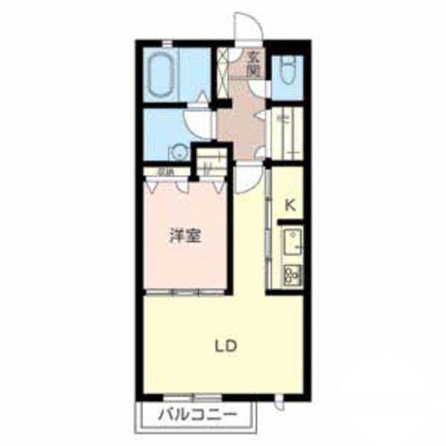 長曽根町の完工年月(2010年1月)築の賃貸アパートの間取り