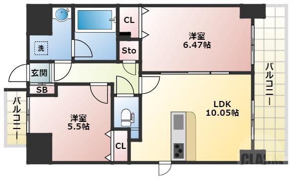 東明マンション壱番館の間取り