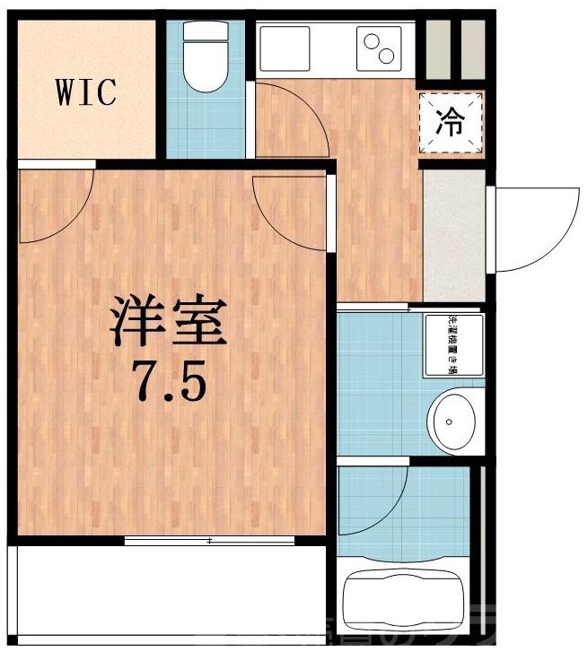 長吉長原東の完工年月(2021年9月)築の賃貸アパートの間取り