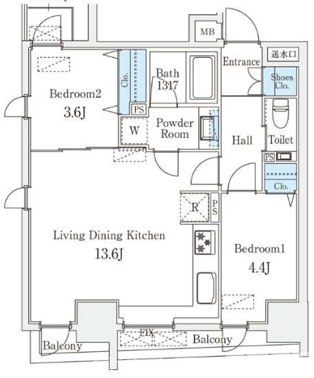 STANDZ京都二条の間取り