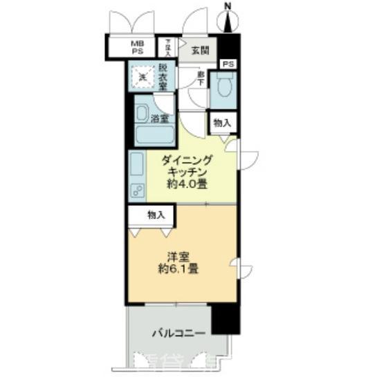 ライオンズマンション四条堀川の間取り