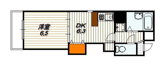 アブレスト今出川の間取り