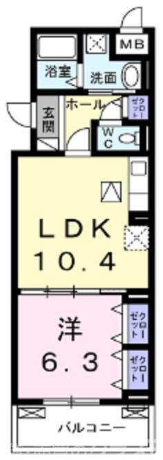 レジデンスグレースの間取り