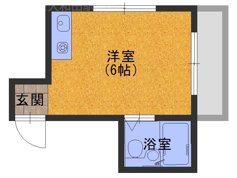 萱島東の完工年月(1987年10月)築の賃貸マンションの間取り