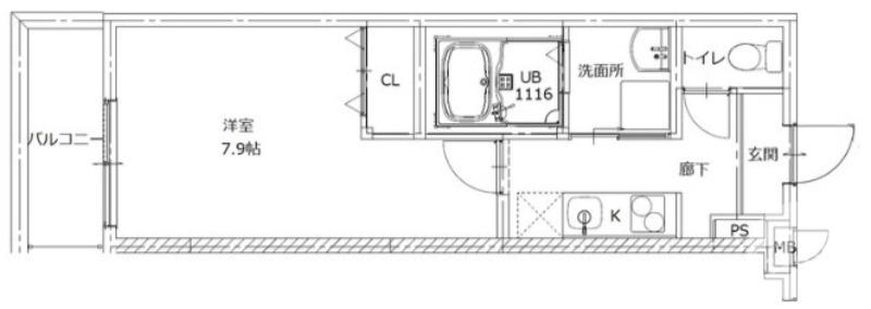 北花田町の完工年月(2024年2月)築の賃貸アパートの間取り