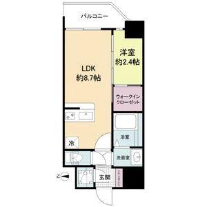西宮原の完工年月(2025年3月)築の賃貸マンションの間取り