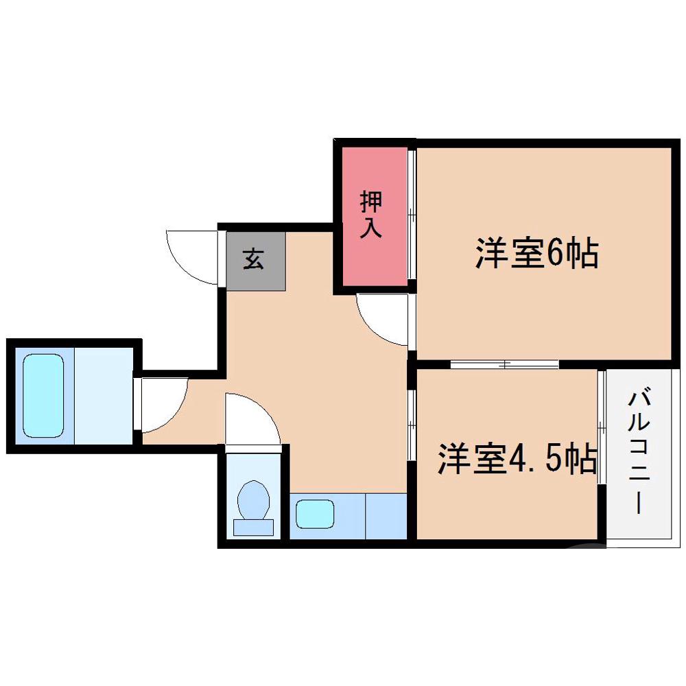 メゾン新高の間取り