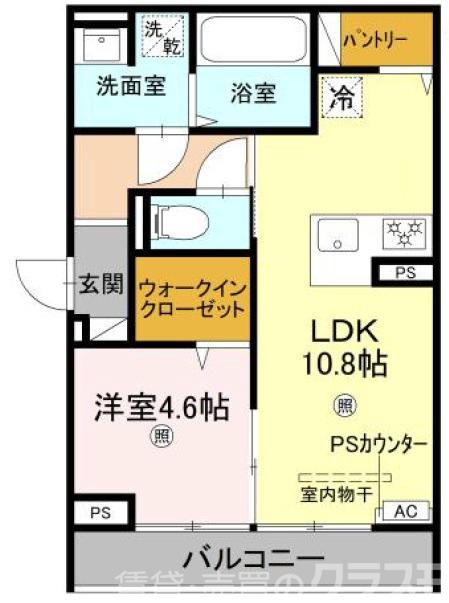 D-ROOM伏見駅前の間取り