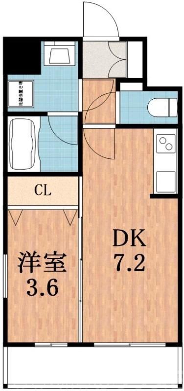 昭和町の完工年月(2023年1月)築の賃貸マンションの間取り