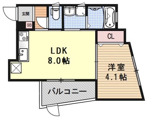 プライベートレジデンス出町柳の間取り