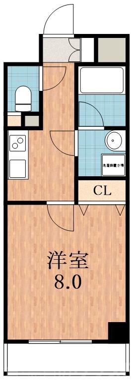 エルシア北田辺の間取り