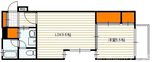第二下堤谷口マンションの間取り