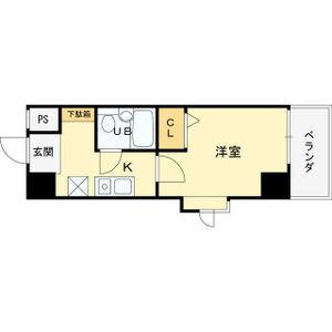 東中島の完工年月(1995年3月)築の賃貸マンションの間取り