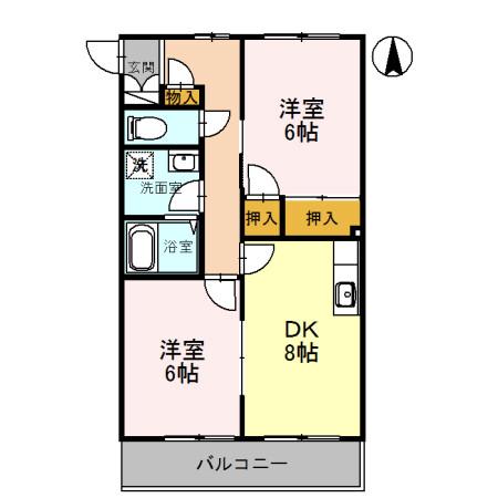 西淡路の完工年月(1994年3月)築の賃貸マンションの間取り