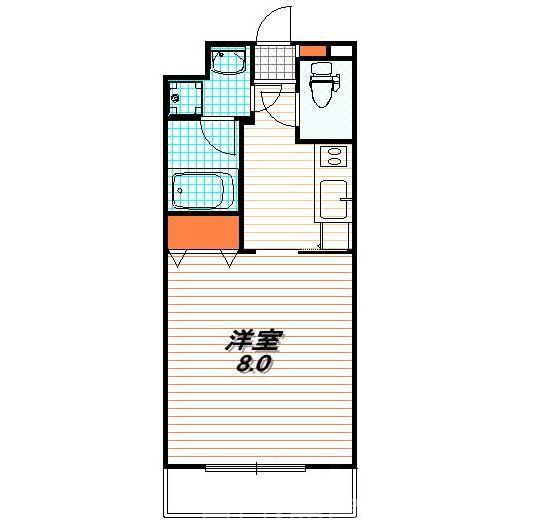 フルール東寺の間取り