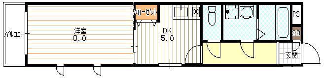 ラングハイツの間取り