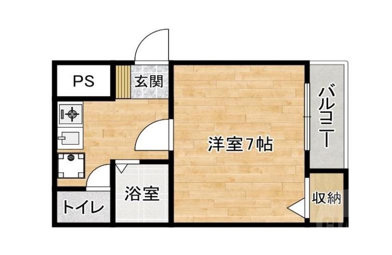 上新庄の完工年月(1998年3月)築の賃貸マンションの間取り