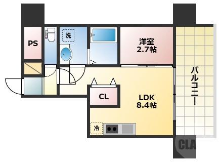 東三国の完工年月(2025年3月)築の賃貸マンションの間取り