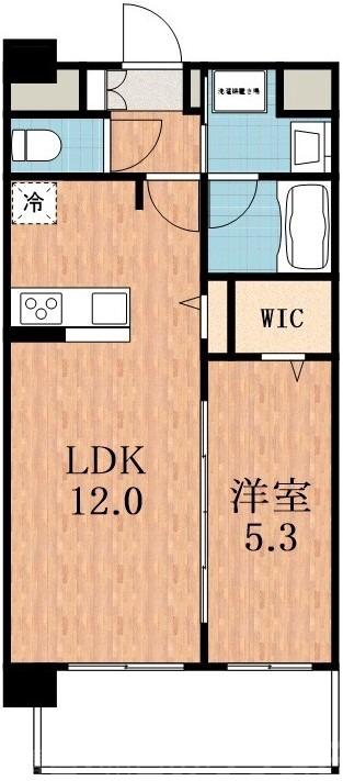 駒川の完工年月(2022年1月)築の賃貸マンションの間取り