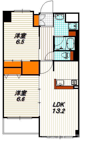 サンクチュアリ二条城の間取り