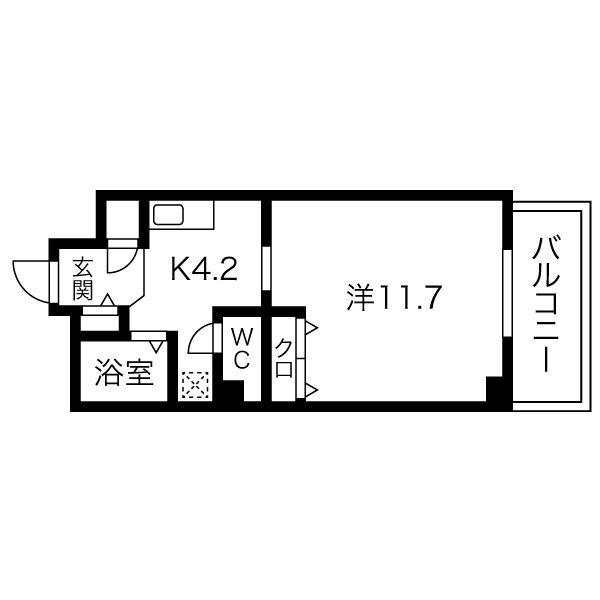 昭和町の完工年月(2014年3月)築の賃貸マンションの間取り
