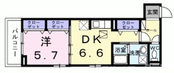 ヒカルサ京都梅津東の間取り