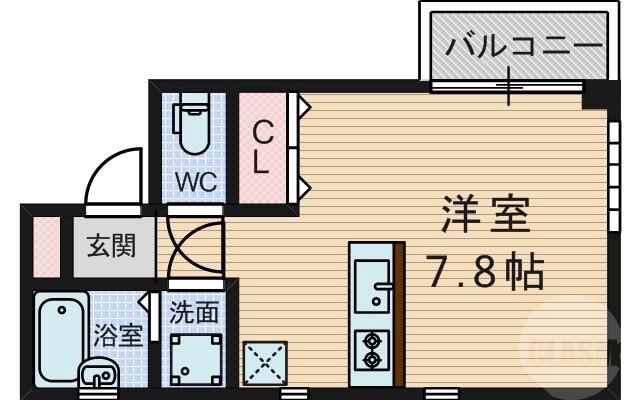 菅原の完工年月(2006年7月)築の賃貸マンションの間取り