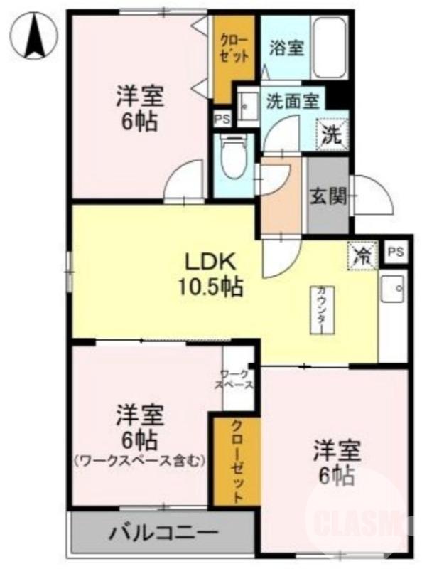 北花田町の完工年月(1992年5月)築の賃貸アパートの間取り