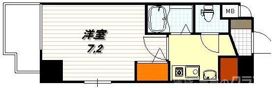 エステムコート京都烏丸Ⅲジャパニズムの間取り