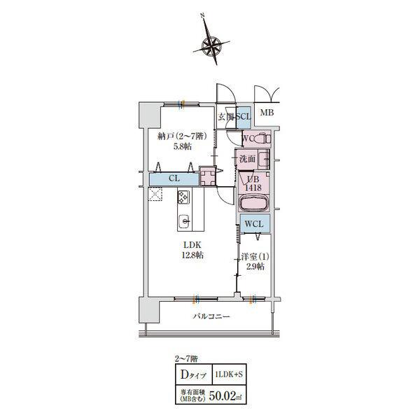 西淡路の完工年月(2026年1月)築の賃貸マンションの間取り