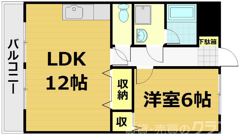 ヴィヨーム京都北大路の間取り
