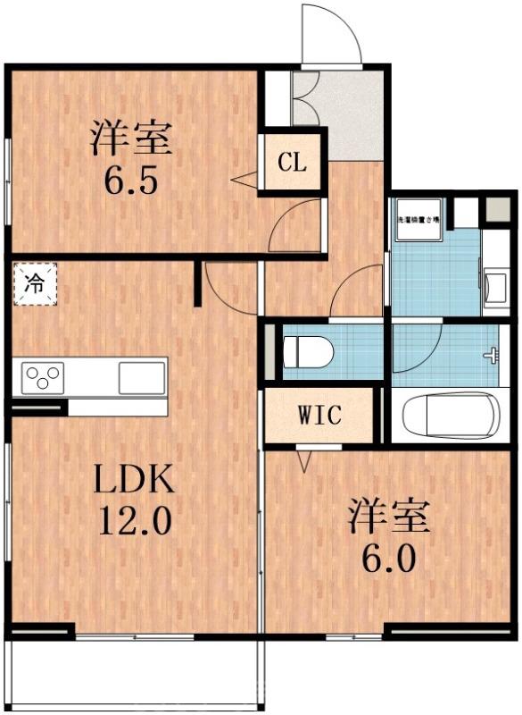 南田辺の完工年月(2026年2月)築の賃貸アパートの間取り