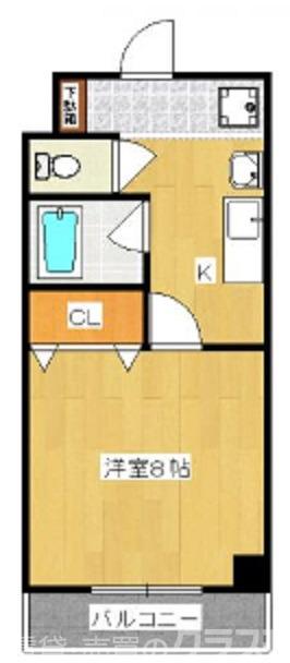 WISTARIA KURAMAGUCHIの間取り