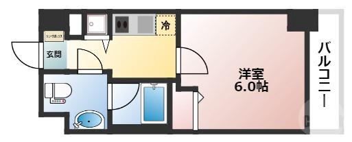 東三国の完工年月(2018年11月)築の賃貸マンションの間取り