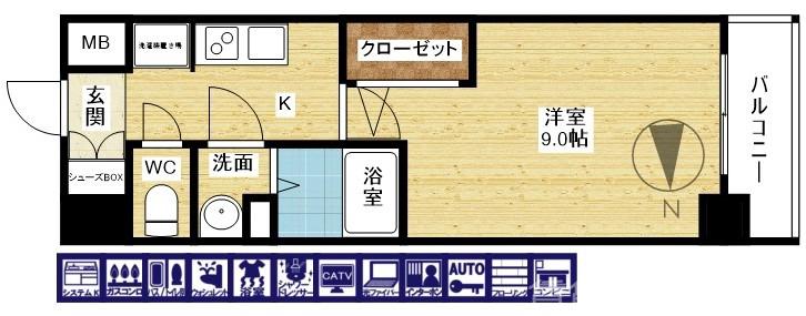 PHOENIX新大阪の間取り
