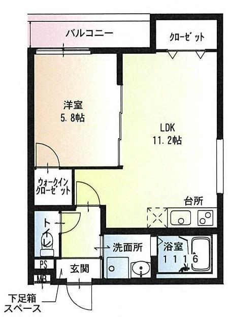 長吉長原東の完工年月(2021年9月)築の賃貸アパートの間取り