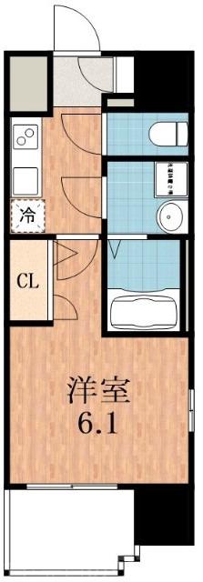 天王寺町北の完工年月(2020年2月)築の賃貸マンションの間取り