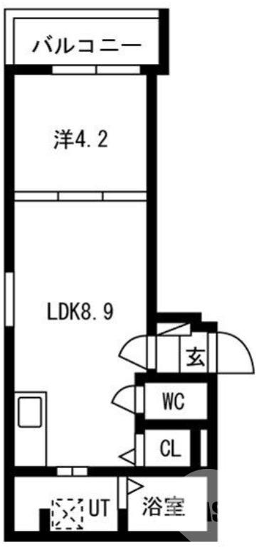 大浜北町の完工年月(2026年1月)築の賃貸マンションの間取り