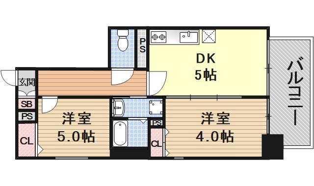 ベラジオ烏丸御池の間取り