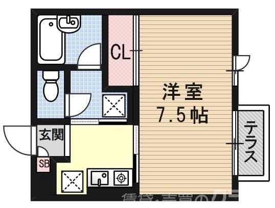ドゥ・ライフ壬生川の間取り
