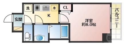 宮原の完工年月(2020年2月)築の賃貸マンションの間取り