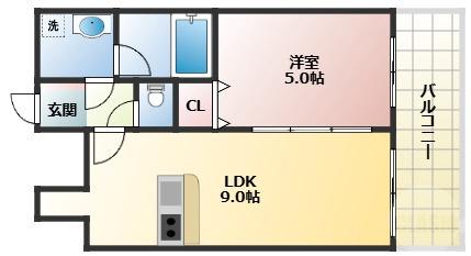 十三東の完工年月(2007年3月)築の賃貸マンションの間取り