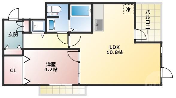 クオリティ西三国の間取り