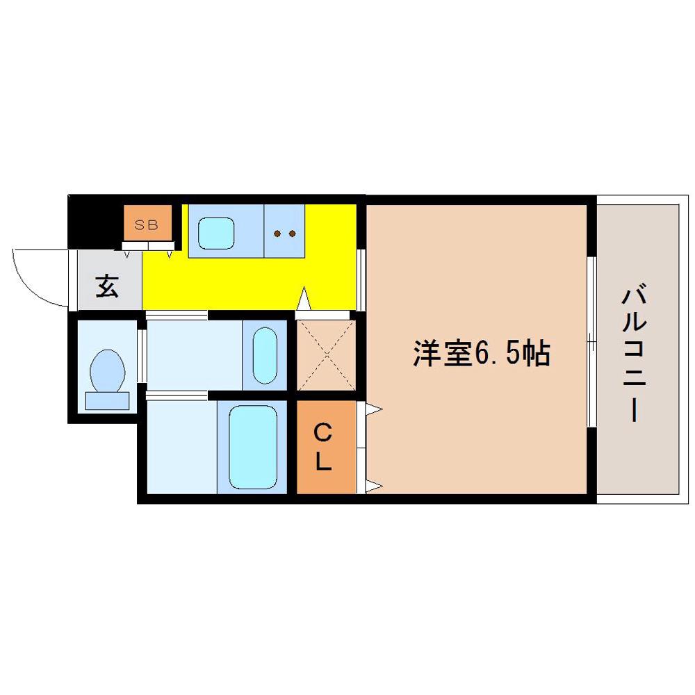十三東の完工年月(2017年5月)築の賃貸マンションの間取り
