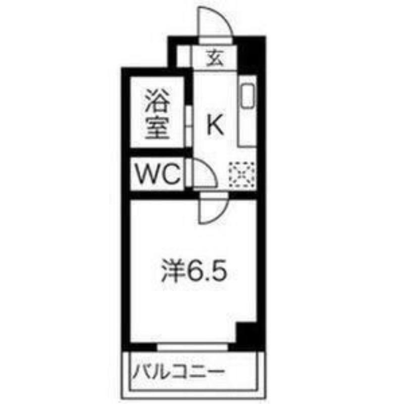相川の完工年月(1990年8月)築の賃貸マンションの間取り