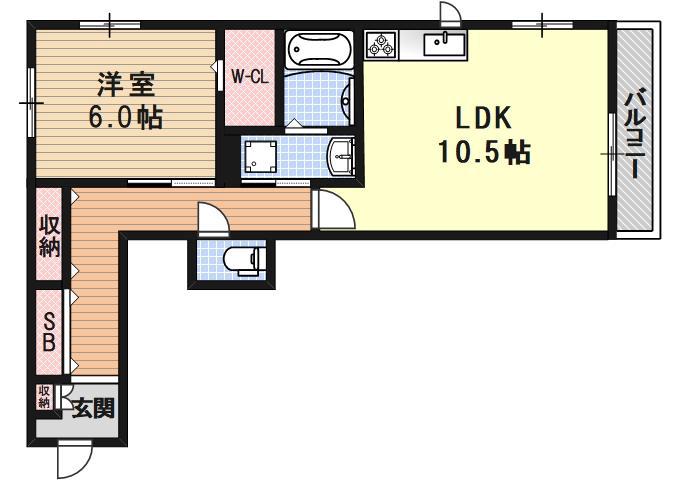 リヴェール響の間取り