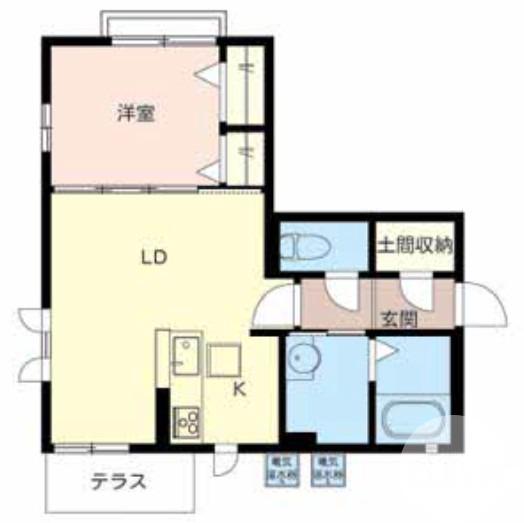 北花田町の完工年月(2011年3月)築の賃貸アパートの間取り