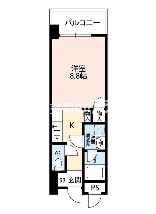 パークハイムうつぼの間取り