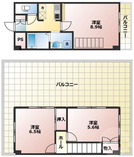 NLC新大阪の間取り